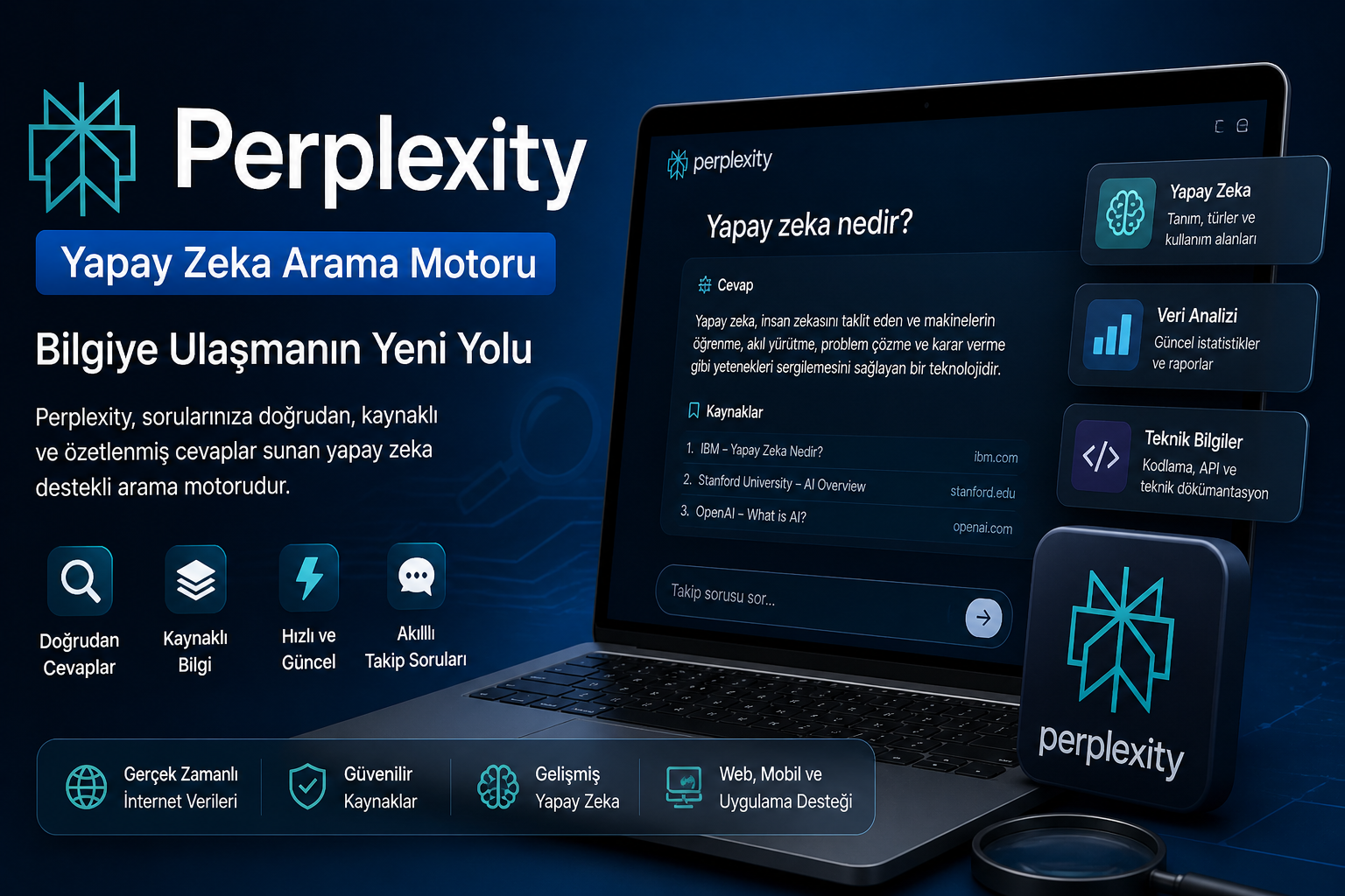 Perplexity Nedir? Yapay Zeka Arama Motoru Nasıl Kullanılır? (2026 Rehberi)
